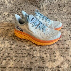 Hoka One One Clifton 8 Sunset Women’s Running Shoes Sizes 5